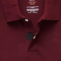 St. John's Bay Premium Stretch Big and Tall Mens Classic Fit Easy-on + Easy-off Adaptive Short Sleeve Polo Shirt