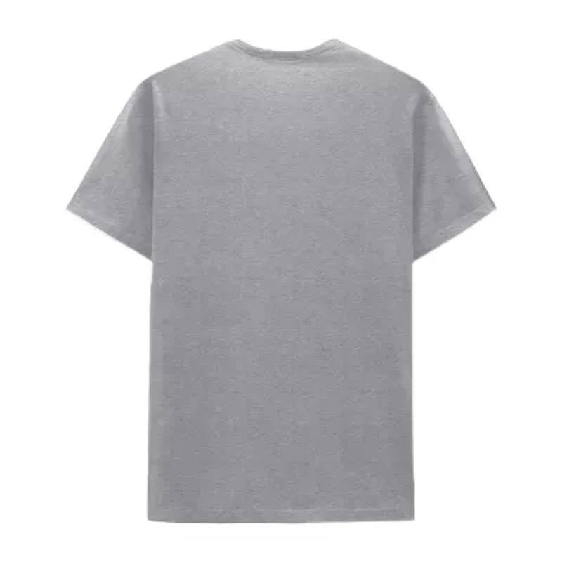 Mens Crew Neck Short Sleeve Regular Fit Graphic T-Shirt