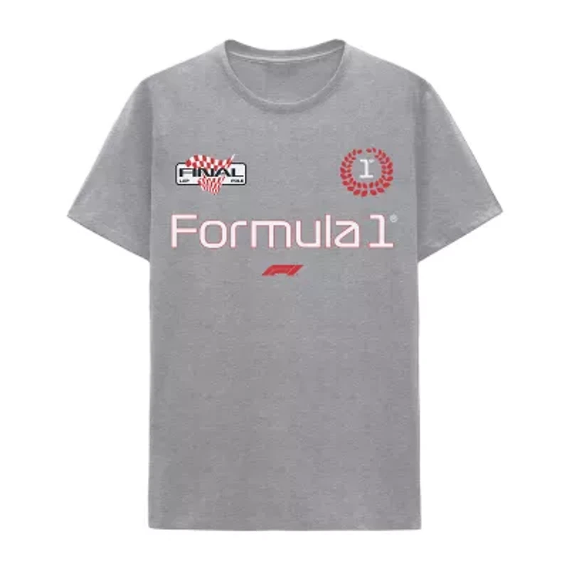 Mens Crew Neck Short Sleeve Regular Fit Graphic T-Shirt