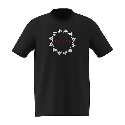 adidas Mens Crew Neck Short Sleeve Active T-Shirt
