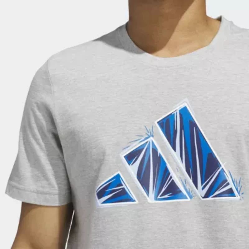 adidas Mens Crew Neck Short Sleeve Active T-Shirt