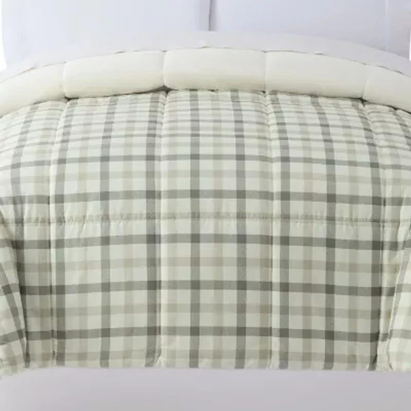 Home Expressions Plush Ultra Soft Down Alternative Reversible Comforter