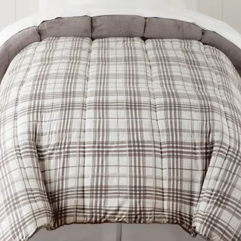 Home Expressions Plush Ultra Soft Down Alternative Reversible Comforter