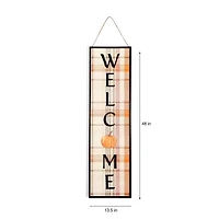Linden Street Welcome Thanksgiving Porch Sign