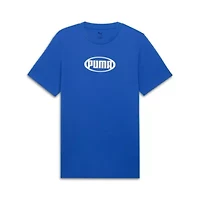 PUMA Mens Crew Neck Short Sleeve Regular Fit Graphic T-Shirt