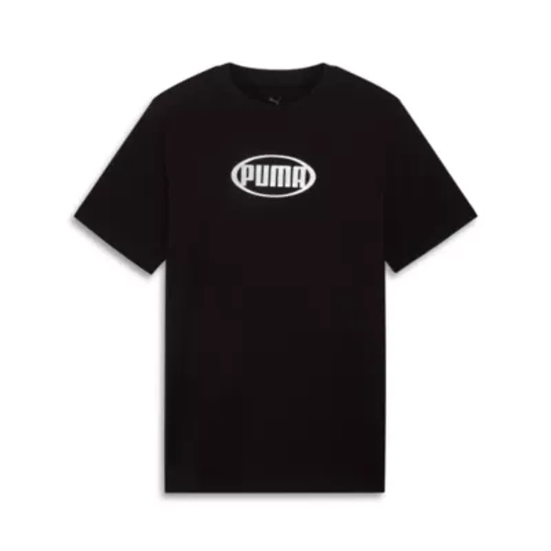 PUMA Mens Crew Neck Short Sleeve Regular Fit Graphic T-Shirt