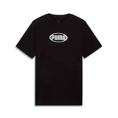 PUMA Mens Crew Neck Short Sleeve Regular Fit Graphic T-Shirt