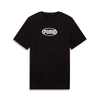 PUMA Mens Crew Neck Short Sleeve Regular Fit Graphic T-Shirt