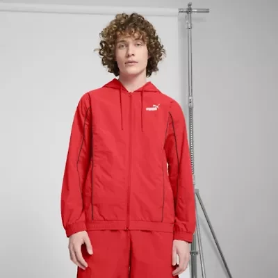 PUMA Mens Hooded Lightweight Windbreaker