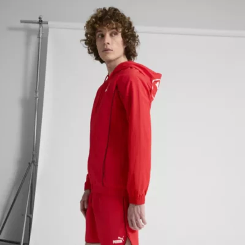 PUMA Mens Hooded Lightweight Windbreaker