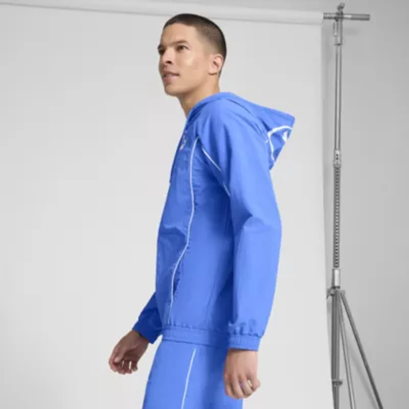 PUMA Mens Hooded Lightweight Windbreaker