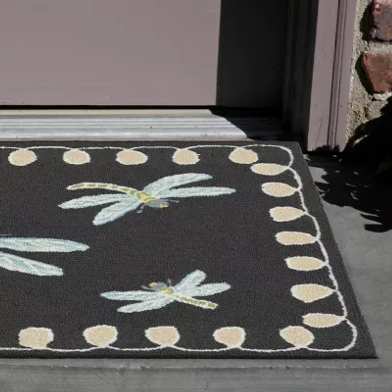Liora Manne Frontporch Dragonfly Indoor/Outdoor Rug
