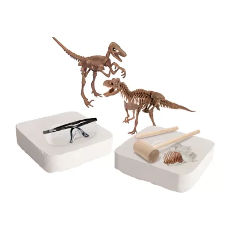 Discovery #Mindblown Dinosaur Fossil Dig 2-Pack Excavation Kit