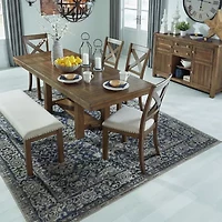 Signature Design by Ashley® Kavarna Rectangular Wood-Top Dining Table
