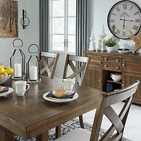 Signature Design by Ashley® Kavarna Rectangular Wood-Top Dining Table