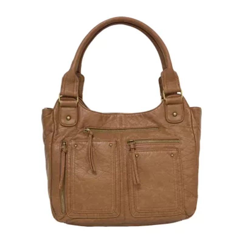 Bueno of California Double Handle Shoulder Bag