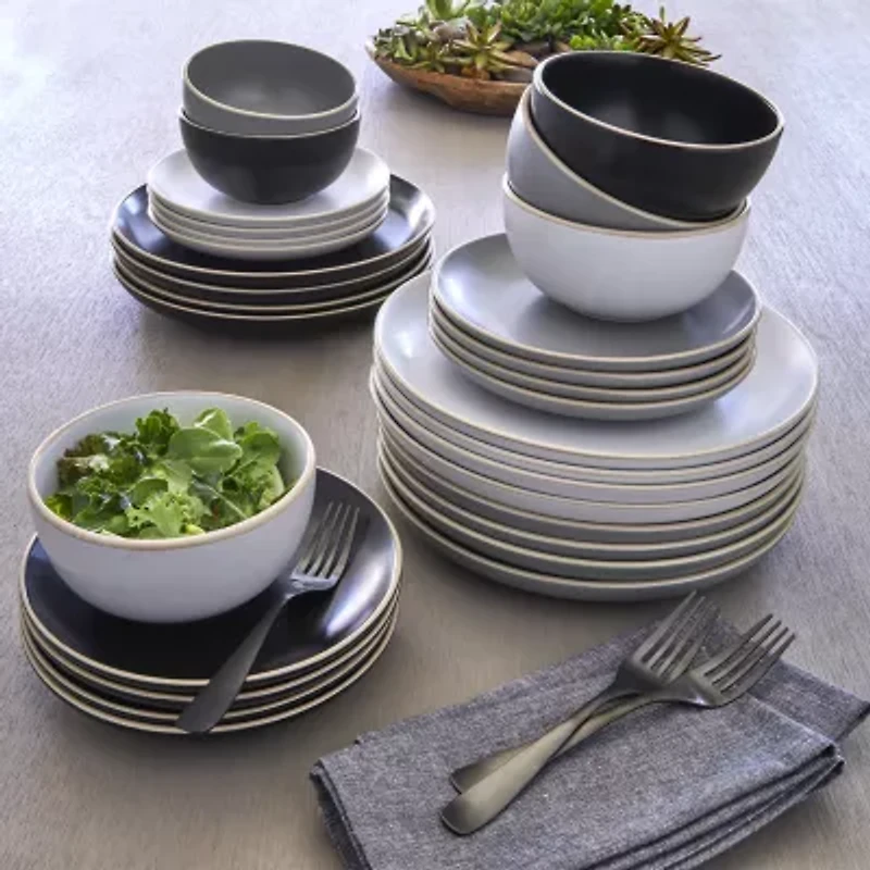 Gibson Rockaway 12-pc. Stoneware Dinnerware Set