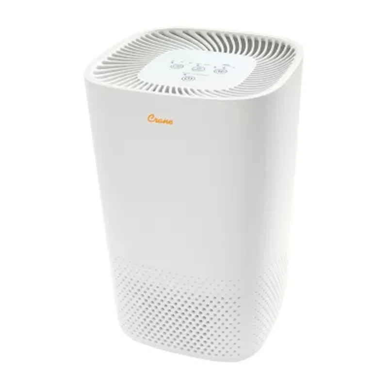 Crane True HEPA Air Purifier With Germicidal UV Light, 250 Sq Ft. Coverage, Standard
