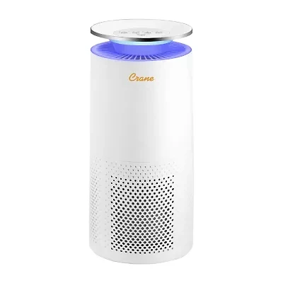 Crane True HEPA Air Purifier With Germicidal UV Light, 500 Sq Ft. Coverage, Ultra Premium