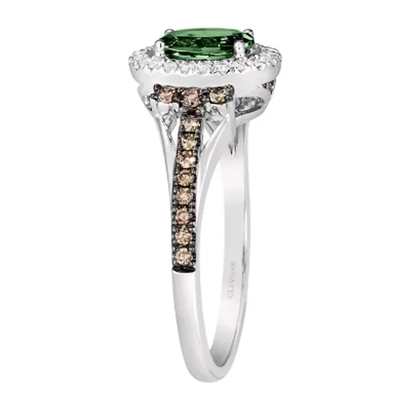 Le Vian® Grand Sample Sale™ Ring featuring 1/2 CT. New Emerald 1/3 CT. Chocolate Diamonds® 1/5 CT. Nude Diamonds™ set in 14K Vanilla Gold®