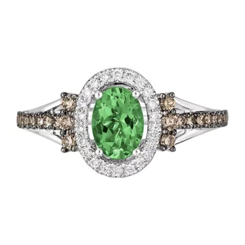 Le Vian® Grand Sample Sale™ Ring featuring 1/2 CT. New Emerald 1/3 CT. Chocolate Diamonds® 1/5 CT. Nude Diamonds™ set in 14K Vanilla Gold®
