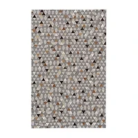 Weave And Wander Canady Geometric Hand Woven Indoor Rectangle Area Rug