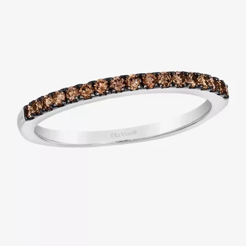 Le Vian Chocolatier® Ring featuring 1/4 CT. Chocolate Diamonds® set 14K Vanilla Gold®