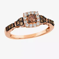 Le Vian® Ring featuring 3/8 CT. Chocolate Diamonds® 1/8 Nude Diamonds™ set 14K Strawberry, Vanilla, or Honey Gold®