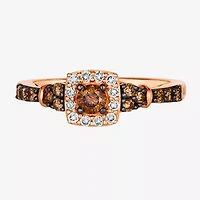 Le Vian® Ring featuring 3/8 CT. Chocolate Diamonds® 1/8 Nude Diamonds™ set 14K Strawberry, Vanilla, or Honey Gold®