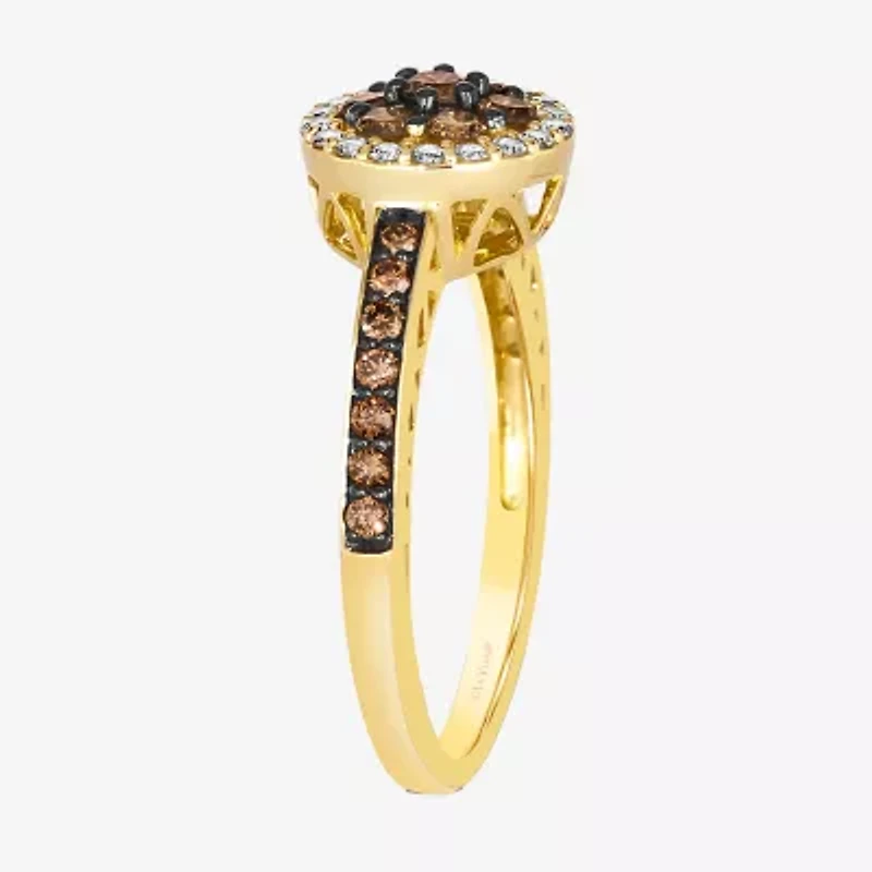 Le Vian® Ring featuring 1/2 CT. Chocolate Diamonds® 1/6 Nude Diamonds™ set 14K Honey Gold™