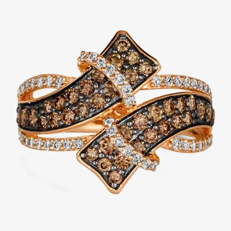 Le Vian® Ring featuring 3/4 CT. Chocolate Diamonds® 1 3/8 Nude Diamonds™ set 14K Strawberry, Honey, or Vanilla Gold®