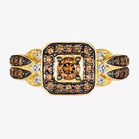 Le Vian® Ring featuring 5/8 CT. Chocolate Diamonds® 1/8 Nude Diamonds™ set 14K Vanilla, Honey or Strawberry Gold™