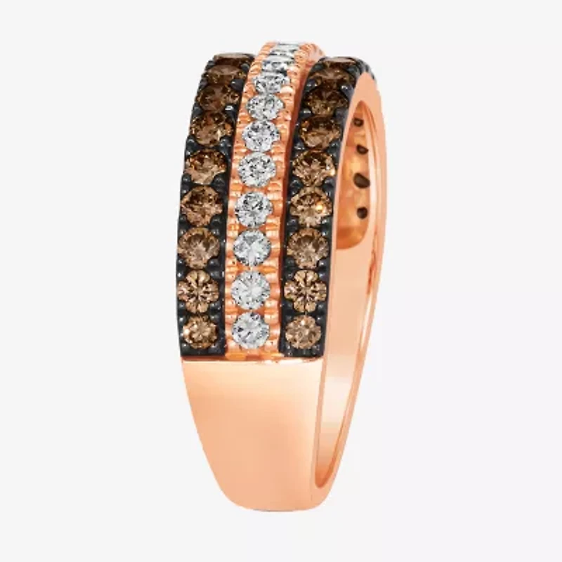 Le Vian® Ring featuring 7/8 CT. Chocolate Diamonds® 1 3/8 Nude Diamonds™ set 14K Strawberry Gold®