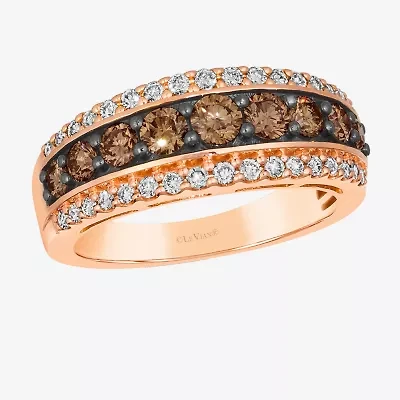 Le Vian® Ring featuring 7/8 CT. Chocolate Diamonds® 1/3 Nude Diamonds™ set 14K Strawberry Gold®