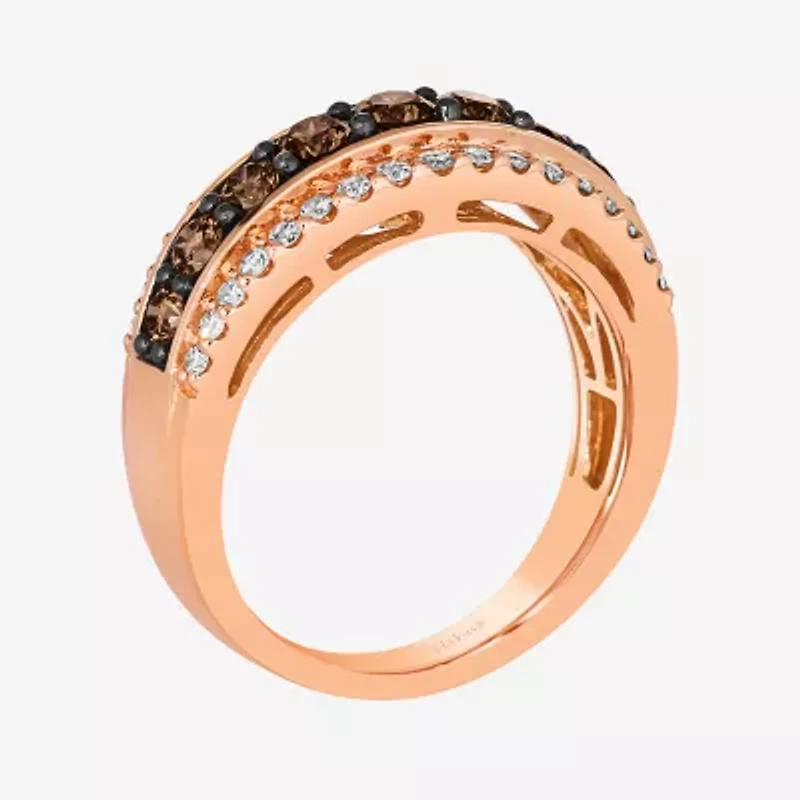 Le Vian® Ring featuring 7/8 CT. Chocolate Diamonds® 1/3 Nude Diamonds™ set 14K Strawberry Gold®