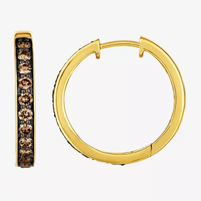 Le Vian Chocolatier® Earrings featuring 1 1/20 CT. Chocolate Diamonds® set 14K Honey or Strawberry Gold™