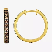 Le Vian Chocolatier® Earrings featuring 1 1/20 CT. Chocolate Diamonds® set 14K Honey or Strawberry Gold™