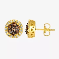 Le Vian® Earrings featuring 1/2 cts. Chocolate Diamonds®  1/5 cts. Nude Diamonds™  set in 14K Honey Gold™