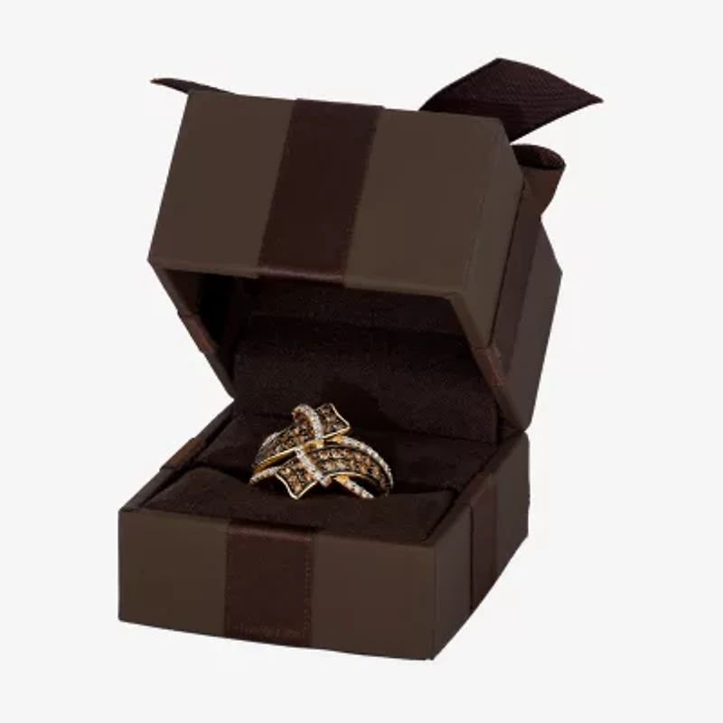 Le Vian® Ring featuring 3/4 CT. Chocolate Diamonds® 1 3/8 Nude Diamonds™ set 14K Strawberry, Honey, or Vanilla Gold®