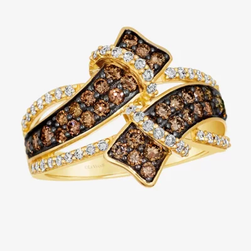 Le Vian® Ring featuring 3/4 CT. Chocolate Diamonds® 1 3/8 Nude Diamonds™ set 14K Strawberry, Honey, or Vanilla Gold®