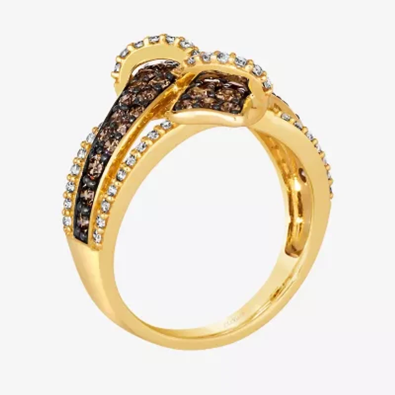 Le Vian® Ring featuring 3/4 CT. Chocolate Diamonds® 1 3/8 Nude Diamonds™ set 14K Strawberry, Honey, or Vanilla Gold®