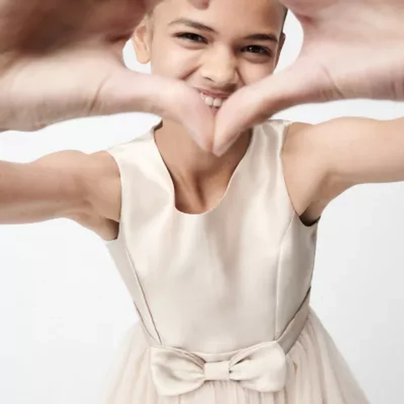 Speechless Little & Big Kid Girls Sleeveless Fit + Flare Dress