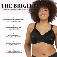 Leading Lady T-Shirt Wireless Full Coverage Bra 5042