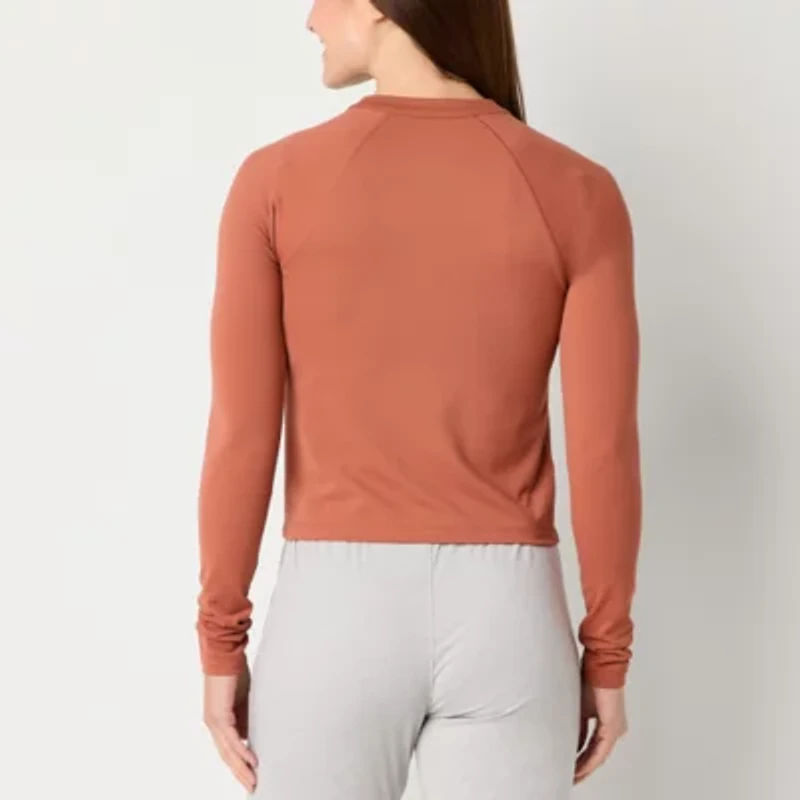 Xersion EverRestore Womens Long Sleeve Mock Neck Top