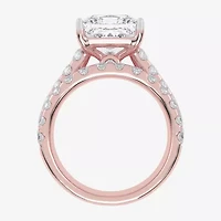 (G-H / Vs2-Si1) Womens 7 Ct.T.W. Lab Grown White Diamond 14K Gold Side Stone Bridal Set