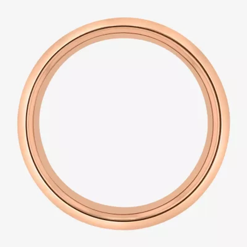 Mens 8MM Tungsten Anniversary Wedding Band