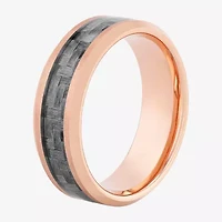 Mens 8MM Tungsten Anniversary Wedding Band