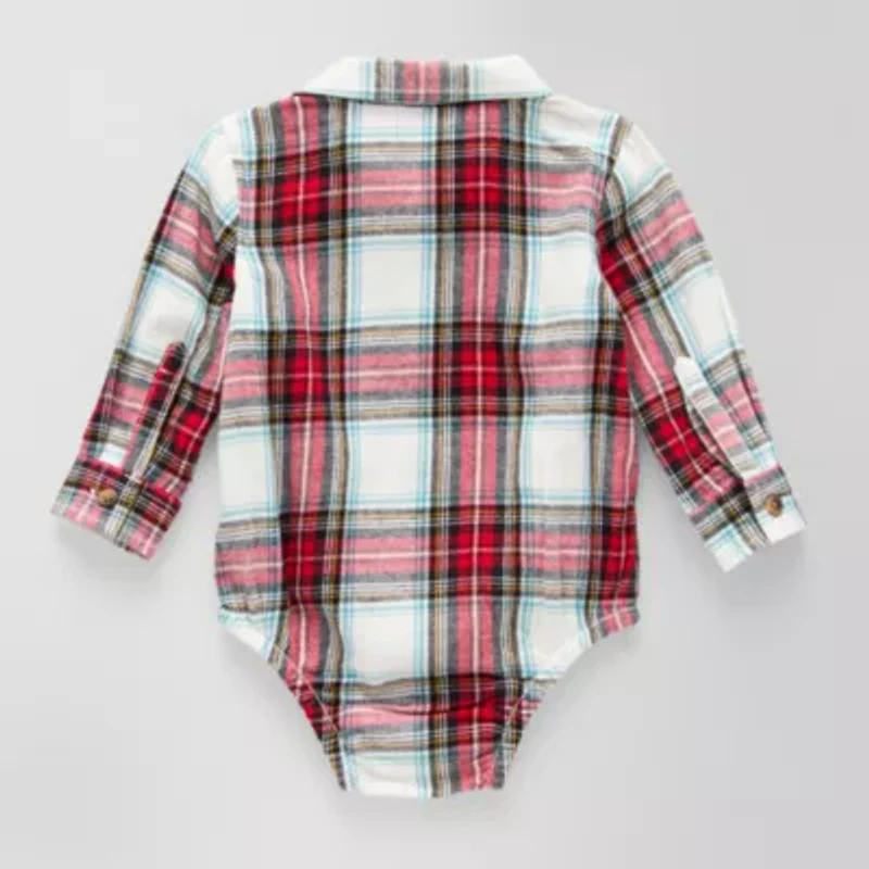 Okie Dokie Baby Boys Long Sleeve Bodysuit