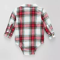 Okie Dokie Baby Boys Long Sleeve Bodysuit