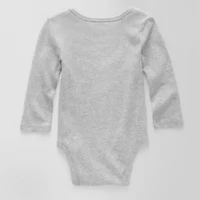 Okie Dokie Baby Unisex Crew Neck Long Sleeve Rib Bodysuit